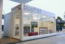 Modular Bloomest un nuevo concepto de lavandería móvil y adaptable